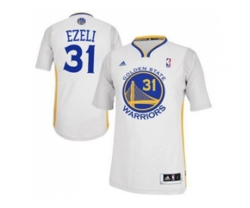 BA Revolution 30 Golden State Warrlors #31 Festus Ezeli White Alternate Stitched Jerseys