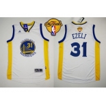 BA Revolution 30 Golden State Warrlors #31 Festus Ezeli White The Finals Patch Stitched Jerseys