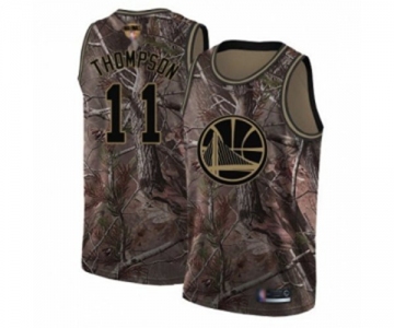 Golden State Warriors #11 Klay Thompson Swingman Camo Realtree Collection Basketball 2019 Basketball Finals Bound Jersey