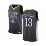 Golden State Warriors #13 Wilt Chamberlain Swingman Black 2019 Basketball Finals Bound Basketball Jersey - Statement Edition