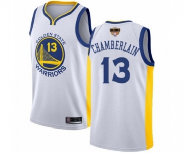 Golden State Warriors #13 Wilt Chamberlain Swingman White 2019 Basketball Finals Bound Basketball Jersey - Association Edition