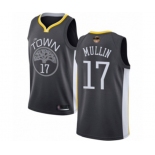 Golden State Warriors #17 Chris Mullin Swingman Black 2019 Basketball Finals Bound Basketball Jersey - Statement Edition