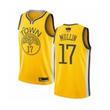 Golden State Warriors #17 Chris Mullin Yellow Swingman 2019 Basketball Finals Bound Jersey - Earned Edition