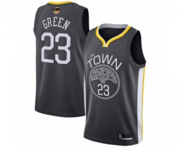 Golden State Warriors #23 Draymond Green Swingman Black 2019 Basketball Finals Bound Basketball Jersey - Statement Edition