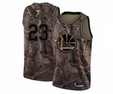 Golden State Warriors #23 Draymond Green Swingman Camo Realtree Collection Basketball 2019 Basketball Finals Bound Jersey