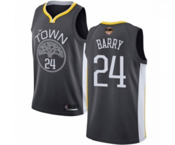 Golden State Warriors #24 Rick Barry Swingman Black 2019 Basketball Finals Bound Basketball Jersey - Statement Edition