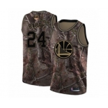 Golden State Warriors #24 Rick Barry Swingman Camo Realtree Collection Basketball 2019 Basketball Finals Bound Jersey