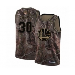 Golden State Warriors #30 Stephen Curry Swingman Camo Realtree Collection Basketball 2019 Basketball Finals Bound Jersey