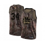 Golden State Warriors #34 Shaun Livingston Swingman Camo Realtree Collection Basketball 2019 Basketball Finals Bound Jersey