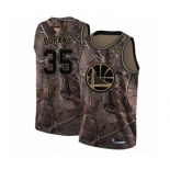 Golden State Warriors #35 Kevin Durant Swingman Camo Realtree Collection Basketball 2019 Basketball Finals Bound Jersey