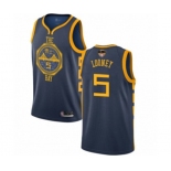 Golden State Warriors #5 Kevon Looney Authentic Navy Blue Basketball 2019 Basketball Finals Bound Jersey - City Edition