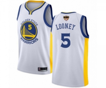 Golden State Warriors #5 Kevon Looney Authentic White 2019 Basketball Finals Bound Basketball Jersey - Association Edition