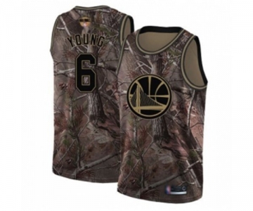 Golden State Warriors #6 Nick Young Swingman Camo Realtree Collection Basketball 2019 Basketball Finals Bound Jersey