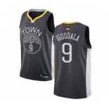 Golden State Warriors #9 Andre Iguodala Swingman Black 2019 Basketball Finals Bound Basketball Jersey - Statement Edition