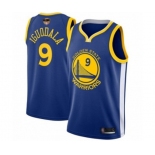 Golden State Warriors #9 Andre Iguodala Swingman Royal Blue 2019 Basketball Finals Bound Basketball Jersey - Icon Edition