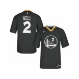 Men Adidas Golden State Warriors #2 Jordan Bell Swingman Black Alternate NBA Jersey