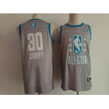 Men Jordan Golden State Warriors #30 Stephen Curry Grey 2022 NBA All-Star Swingman Basketball Jersey