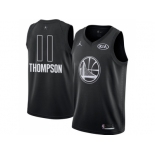 Men Nike Golden State Warriors #11 Klay Thompson Black NBA Jordan Swingman 2018 All-Star Game Jersey