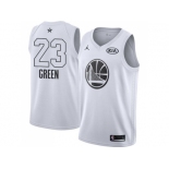 Men Nike Golden State Warriors #23 Draymond Green White NBA Jordan Swingman 2018 All-Star Game Jersey