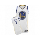 Men's Adidas Golden State Warriors #1 JaVale McGee Authentic White Home NBA Jersey