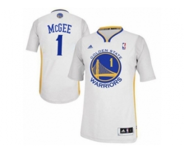 Men's Adidas Golden State Warriors #1 JaVale McGee Swingman White Alternate NBA Jersey