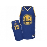 Men's Adidas Golden State Warriors #15 Damian Jones Swingman Royal Blue Road NBA Jersey