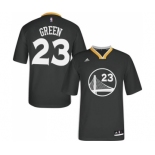 Men's Adidas Golden State Warriors #23 Draymond Green Authentic Black Alternate NBA Jersey