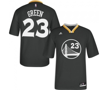 Men's Adidas Golden State Warriors #23 Draymond Green Authentic Black Alternate NBA Jersey