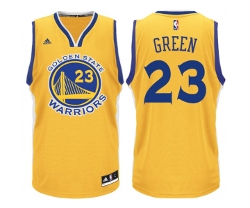 Men's Adidas Golden State Warriors #23 Draymond Green Swingman Gold NBA Jersey