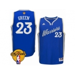 Men's Adidas Golden State Warriors #23 Draymond Green Swingman Royal Blue 2015-16 Christmas Day 2017 The Finals Patch NBA Jersey