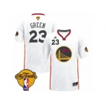 Men's Adidas Golden State Warriors #23 Draymond Green Swingman White 2017 Chinese New Year 2017 The Finals Patch NBA Jersey