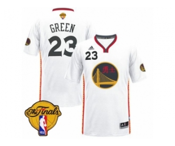 Men's Adidas Golden State Warriors #23 Draymond Green Swingman White 2017 Chinese New Year 2017 The Finals Patch NBA Jersey