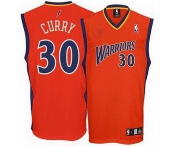 Men's Adidas Golden State Warriors #30 Stephen Curry Swingman Orange NBA Jerse