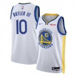 Men's Golden State Warriors #10 Jimmy Bulter III White 2025 Association Edition Swingman Stitched Basketball Jersey