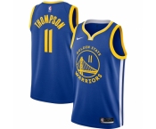 Men's Golden State Warriors #11 Klay Thompson Nike Royal 2020-21 Swingman Jersey