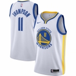 Men's Golden State Warriors #11 Klay Thompson Nike White 2020-21 Swingman Jersey