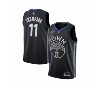 Men's Golden State Warriors #11 Klay Thompson Swingman Black Basketball Jersey - 2019 20 City Edition