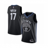 Men's Golden State Warriors #17 Chris Mullin Swingman Black Basketball Jersey 2019-20 City Edition