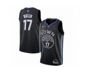 Men's Golden State Warriors #17 Chris Mullin Swingman Black Basketball Jersey 2019-20 City Edition