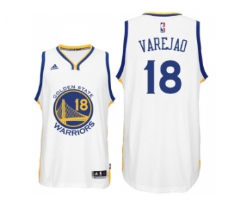 Men's Golden State Warriors #18 Anderson Varejao New Swingman Home White Jersey