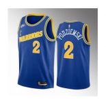 Men's Golden State Warriors #2 Brandin Podziemski Royal 2023 Draft Classic Edition Swingman Stitched Basketball Jersey