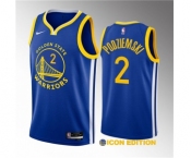 Men's Golden State Warriors #2 Brandin Podziemski Royal 2023 Draft Icon Edition Swingman Stitched Basketball Jersey