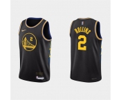 Men's Golden State Warriors #2 Ryan Rollins 2022 Black Stitched Basketball Jersey