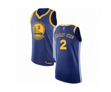 Men's Golden State Warriors #2 Willie Cauley-Stein Authentic Royal Blue Basketball Jersey - Icon Edition