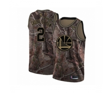 Men's Golden State Warriors #2 Willie Cauley-Stein Swingman Camo Realtree Collection Basketball Jersey