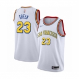 Men's Golden State Warriors #23 Draymond Green Authentic White Hardwood Classics Basketball Jersey - San Francisco Classic Edition