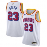 Men's Golden State Warriors #23 Draymond Green White 2024-25 Classic Edition Stitched Basketball Jersey