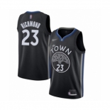 Men's Golden State Warriors #23 Mitch Richmond Swingman Black Basketball Jersey 2019-20 City Edition