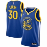 Men's Golden State Warriors #30 Stephen Curry Nike Royal 2020-21 Swingman Jersey