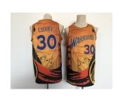 Men's Golden State Warriors #30 Stephen Curry San Francisco Basketbal Jersey